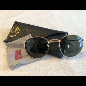 Ray-Ban Round Metal Sunglasses, Used, Great Condition